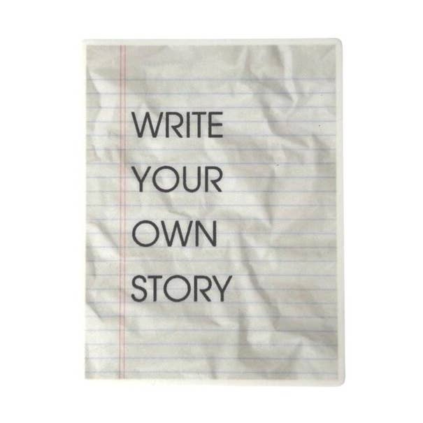 Write Your Own Story Vinyl Sticker, Bookish Stickers, Laptop Decals for wholesale by The Storyline Styles