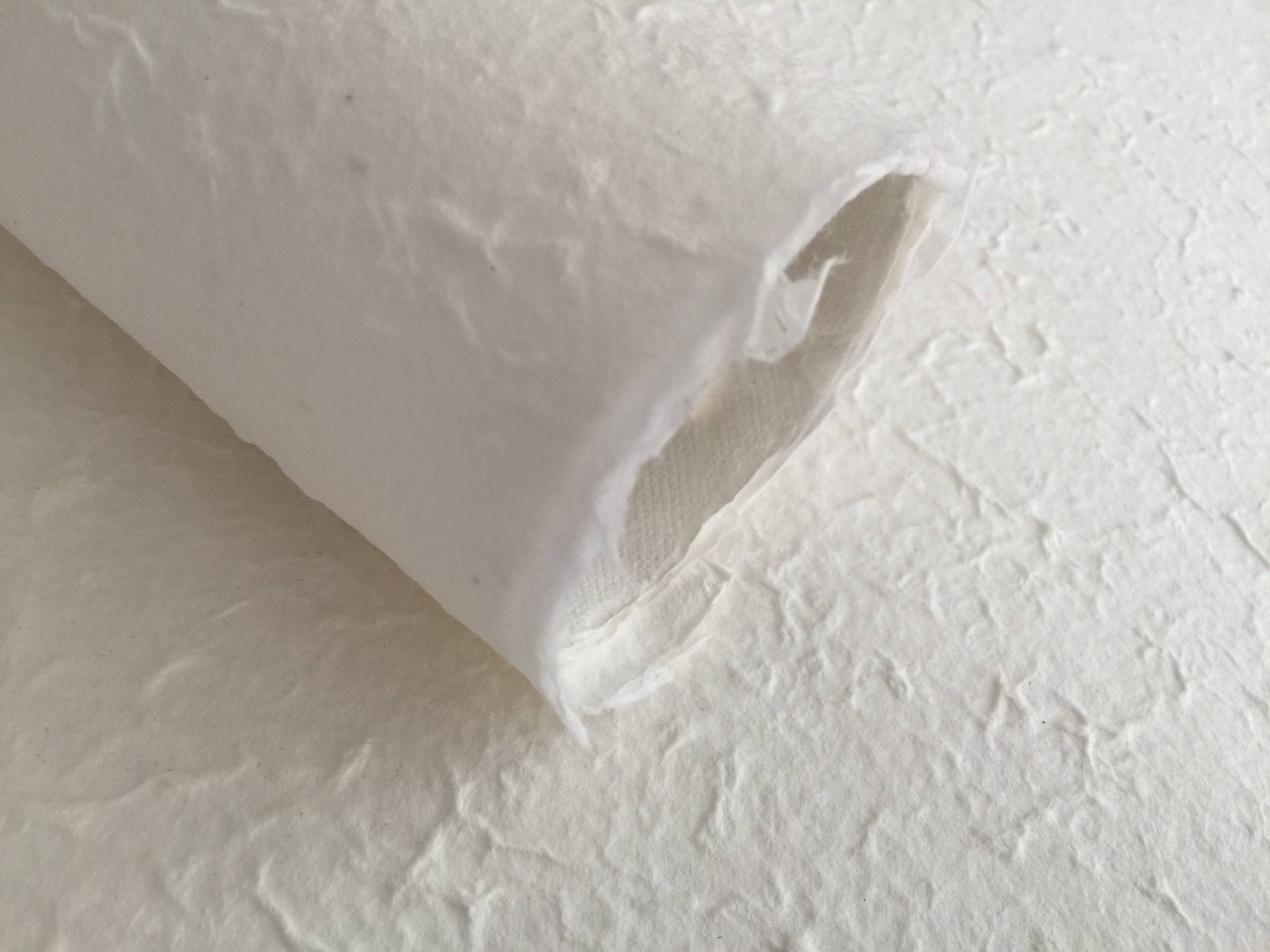 HimalDesign – wholesale Anteckningsbok – Handgjort papper för bokbindning med fyra decklade kanter, vitt ark3