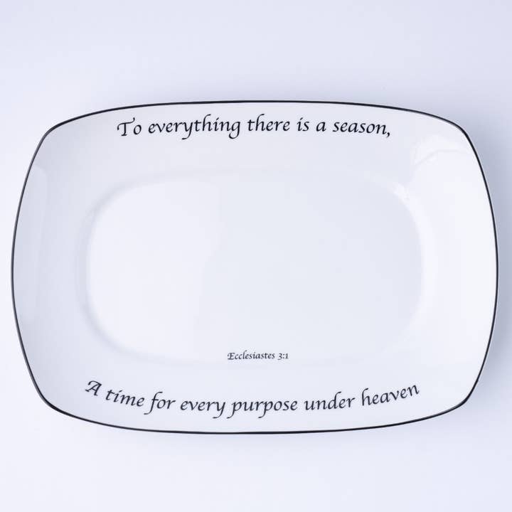 Daily Bread Rectangular Platter for wholesale by Feed on the Word