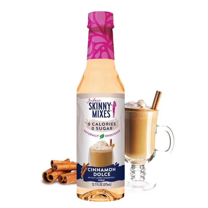 Naturally Sweetened Cinnamon Dolce Syrup - 375ml for wholesale by Jordan's Skinny Mixes