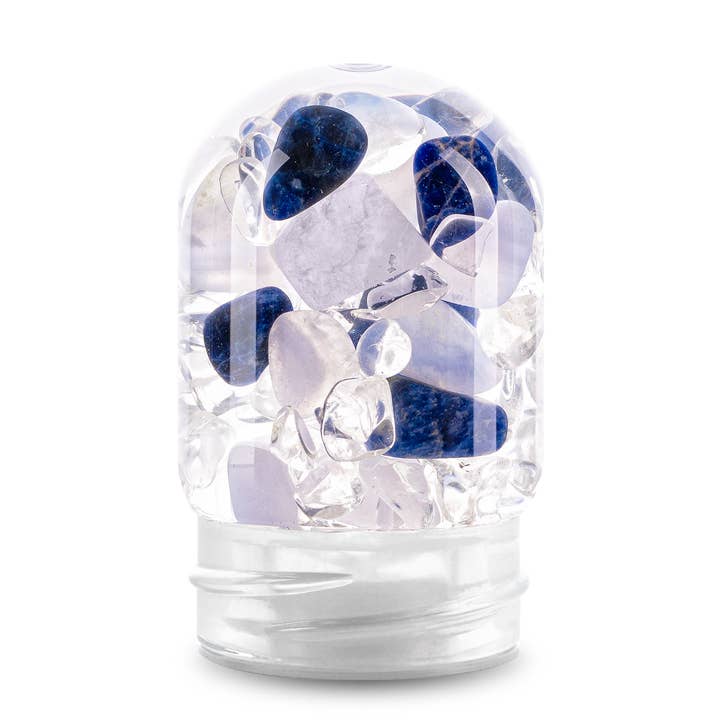 VitaJuwel USA - Wholesale Spiritual stone/crystal - GemPod BALANCE with Sodalite, Chalcedony, Clear Quartz