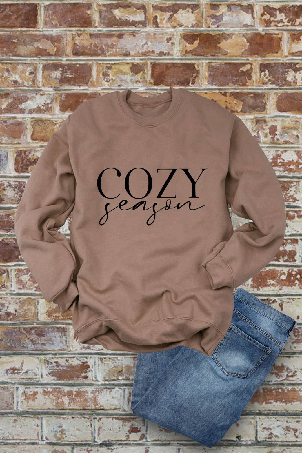 Top Avenue - Wholesale Graphic Sweatshirt - Women's - Cozy Season, Christmas,  Unisex Crew-Neck FLEECE Sweatshirt7