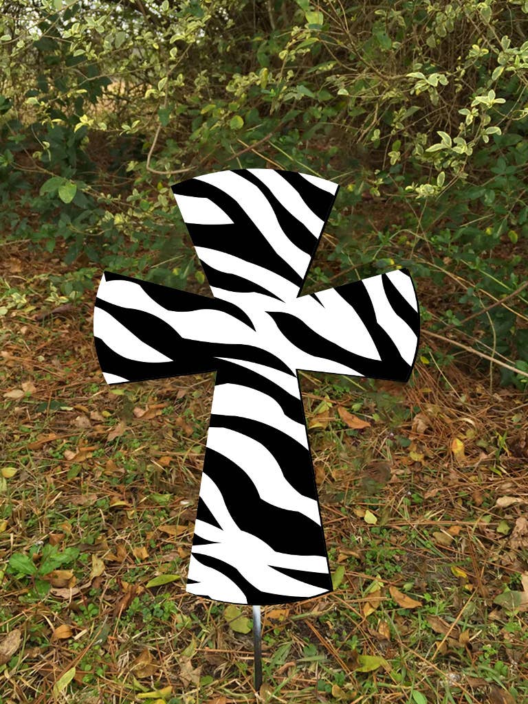 Steel Southern Designs - Wholesale Garden/Lawn Stake - 10" Cross Yard Stake2