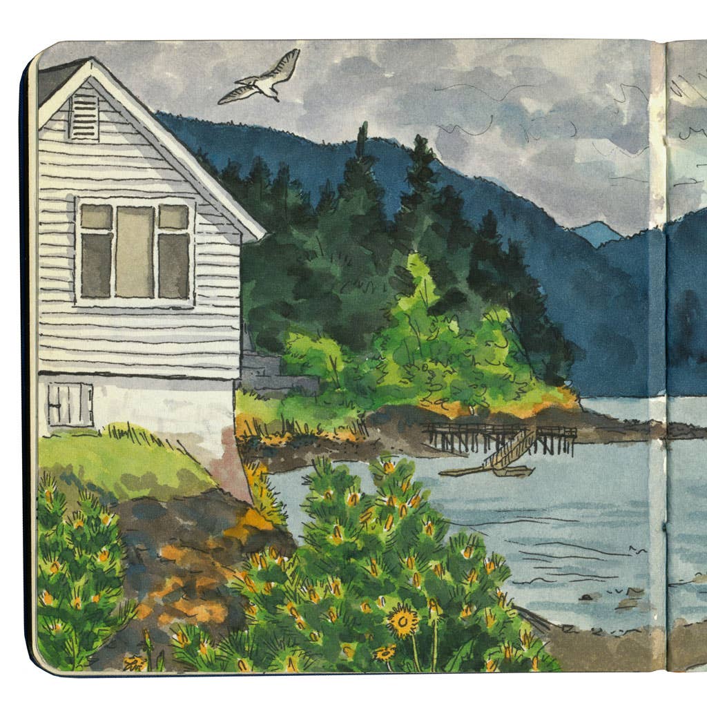 Anagram Press - Wholesale Art Print - Orcas Island Sketch Print1