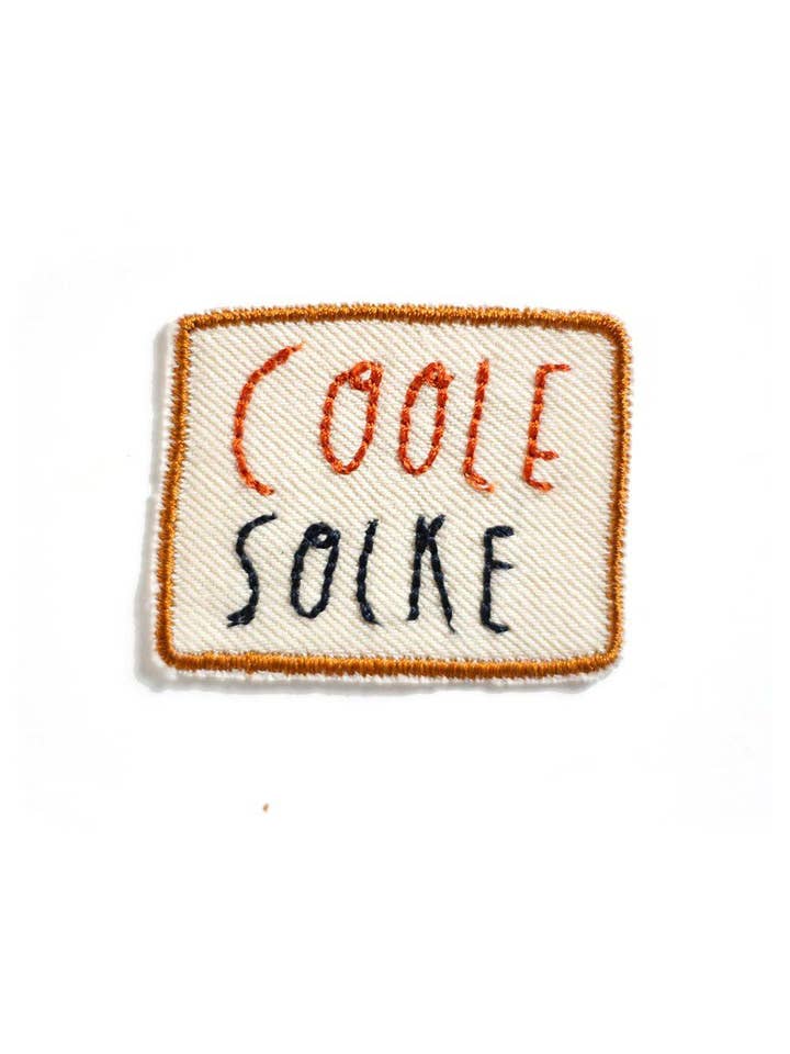 Patch „cool sock” | strijkpatches voor wholesale door Halfbird
