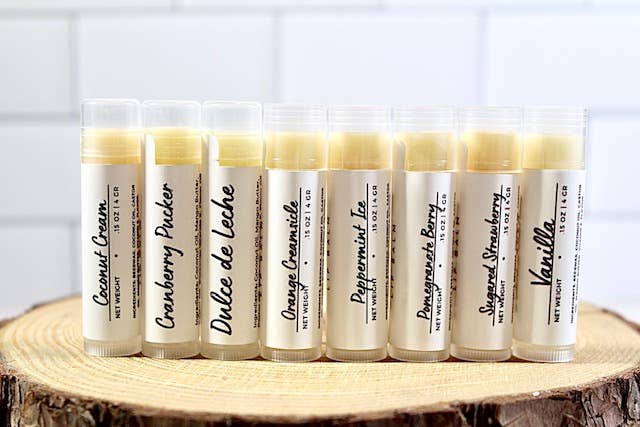 The Essential Oils Soapery - Vente Baumes à lèvres - Baume à lèvres aux baies de grenade2