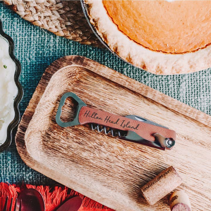 The Lillie Pad - Wholesale Bottle/Wine Opener - Custom Wine Bottle Opener with City, State, Local Place Name