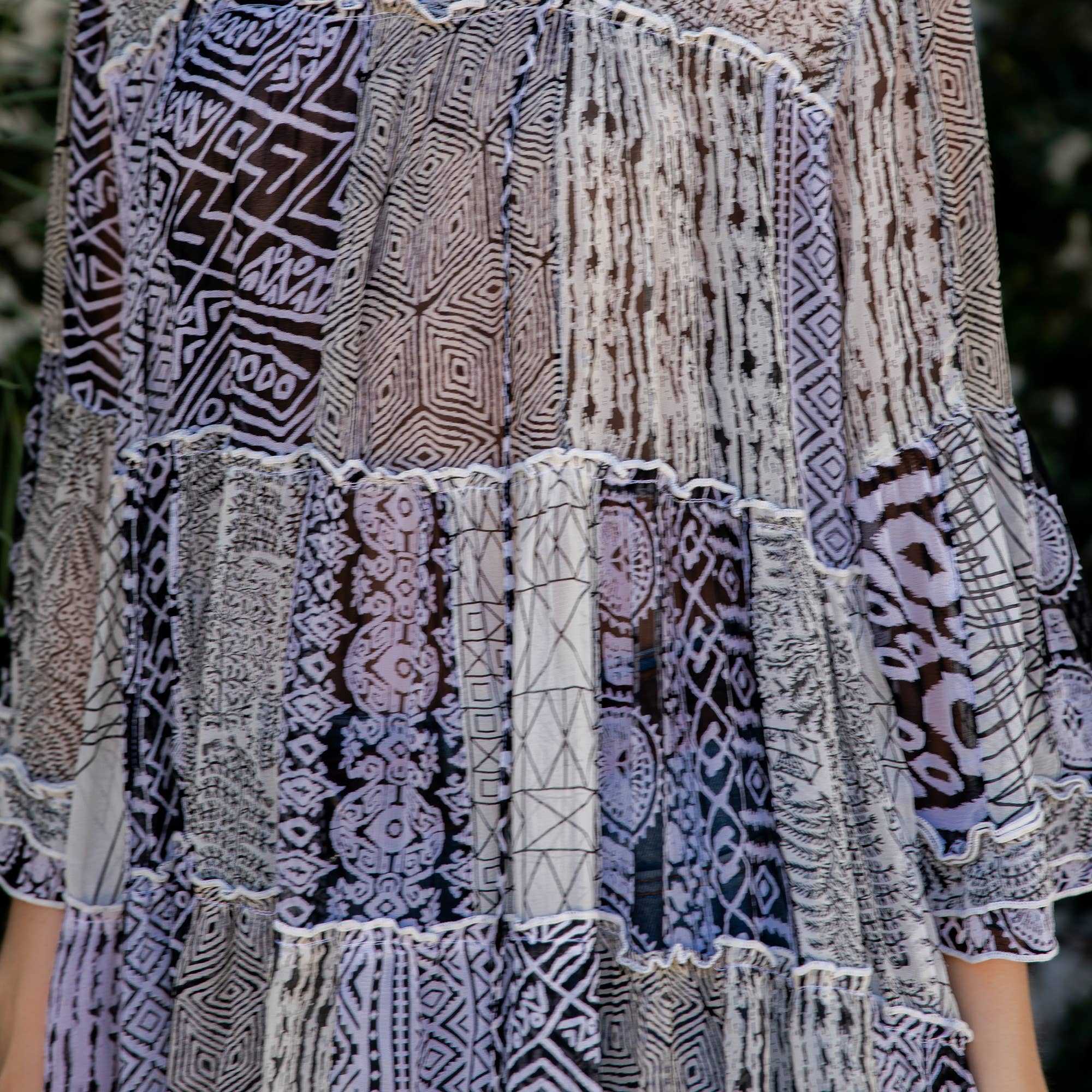 Young Threads - Venta al por mayor Blusa - Mujer - Top Jhabla con Cuello de Banda Teñido Chic (Nuevo Color)39