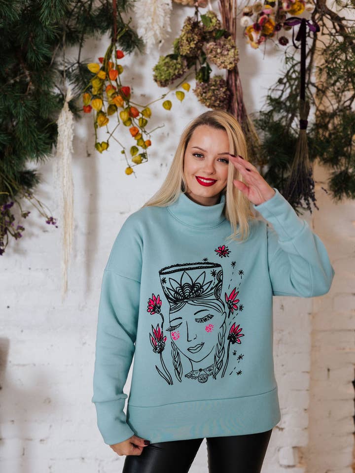 FELPA OVERSIZE COURLAND GIRL per la vendita all'ingrosso da parte di RADADA