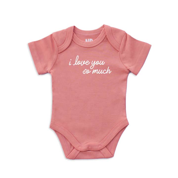Frankie Jean - Wholesale Bodysuit (Non-Footed) - Baby - i love you so much Onesie5