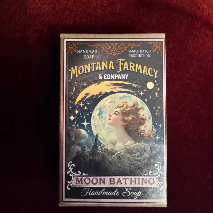 Montana Farmacy - Wholesale Bar Soap - Marvelous night 4 a moon bath handmade soap cypress lavender