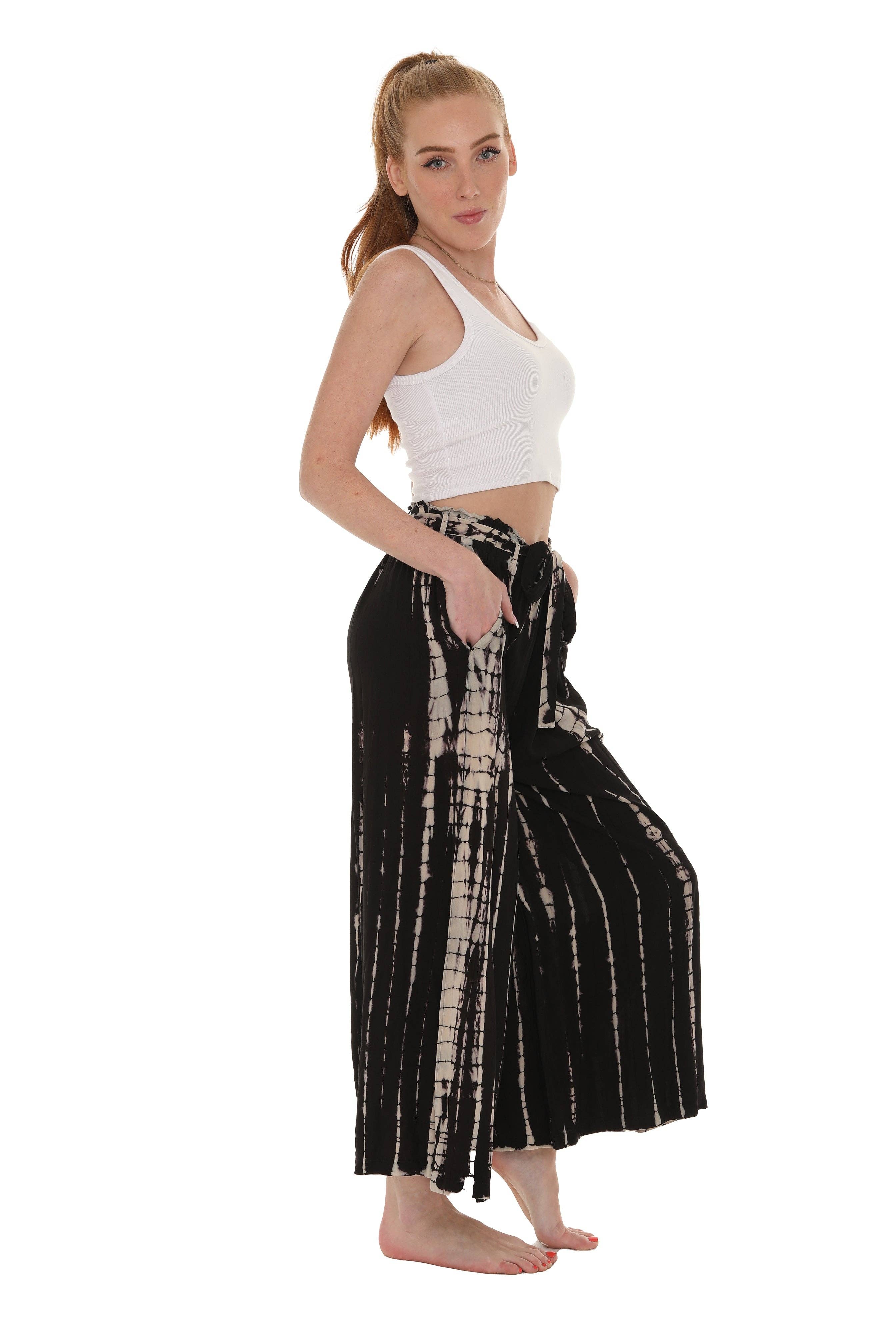 Shoreline Wear. INC – wholesale Pants – Women's – Belted Pocket Palazzo Pants7