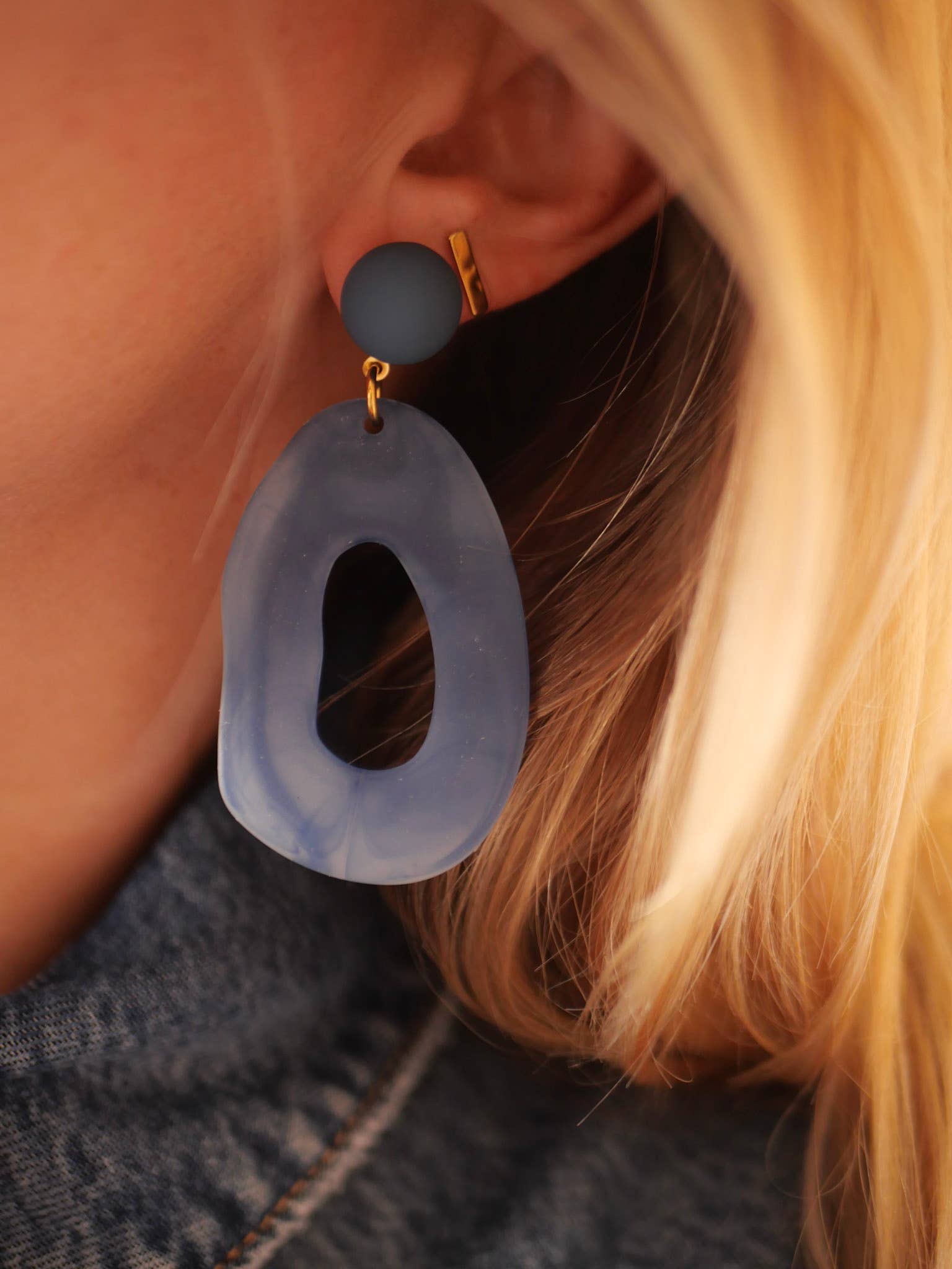 Azeria Création - Vente Boucles d'oreilles pendantes - Boucles d'oreilles Luz3