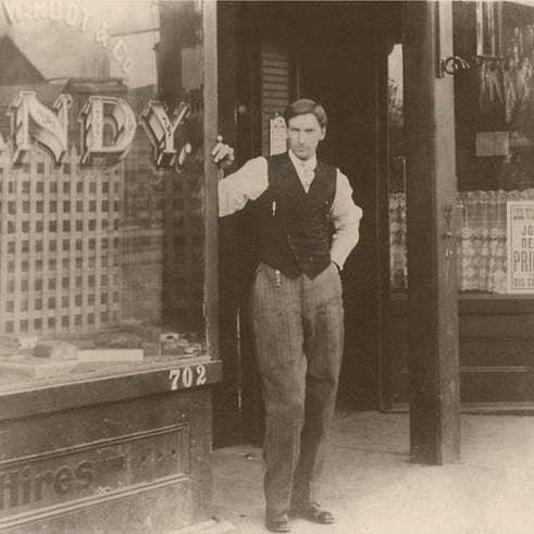 Impresión artística AA-374 Tienda de dulces para venta al por mayor de Found Image Press