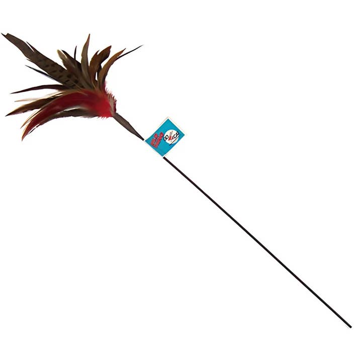 Go Cat Da Wild Thing 18" Cat Toy Wand for wholesale by Elite Pet Distributors