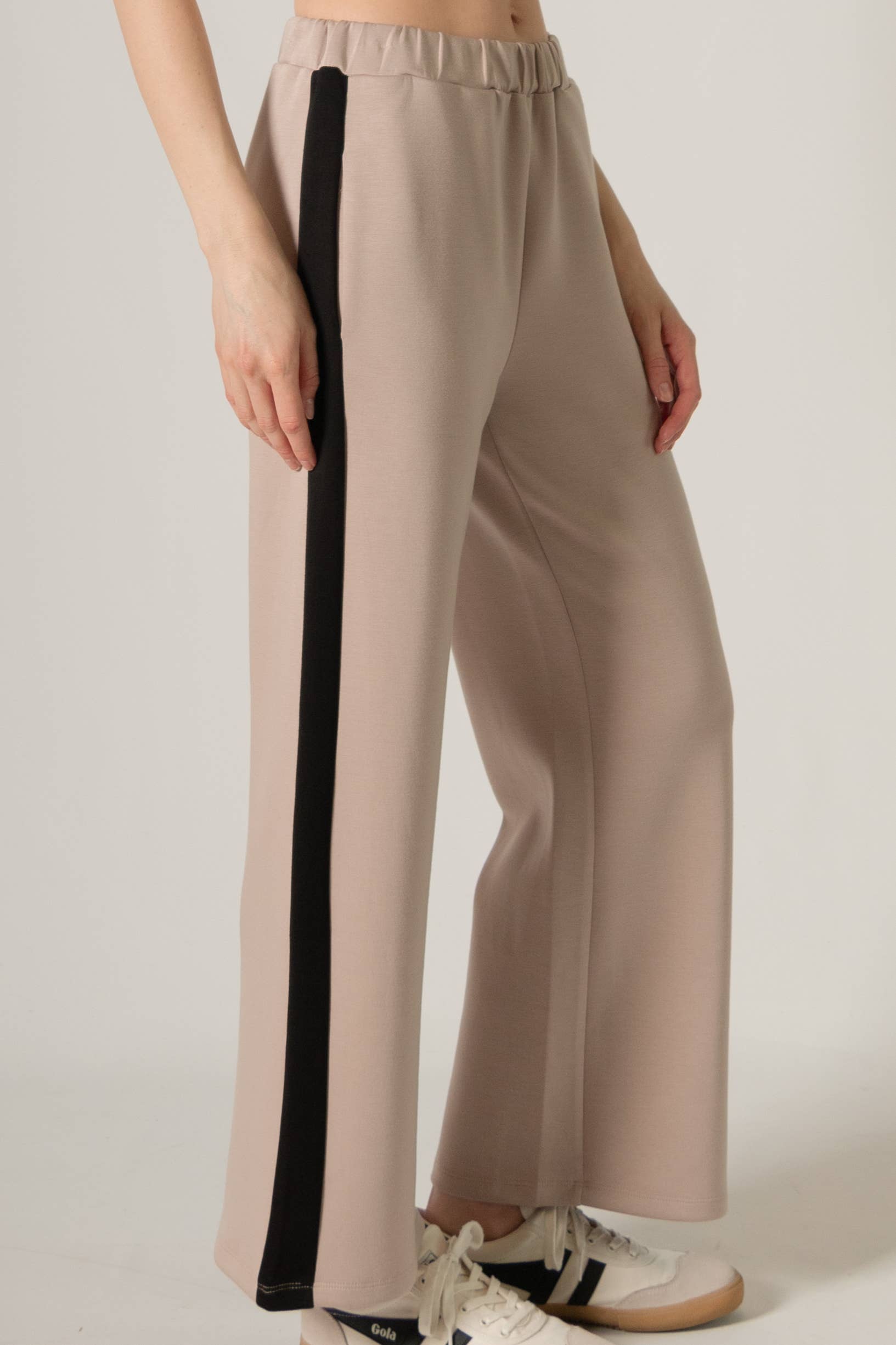 P. CILL – wholesale Pants – Women's – P. CILL Butter Modal Side Stripe Wide Leg Pants29