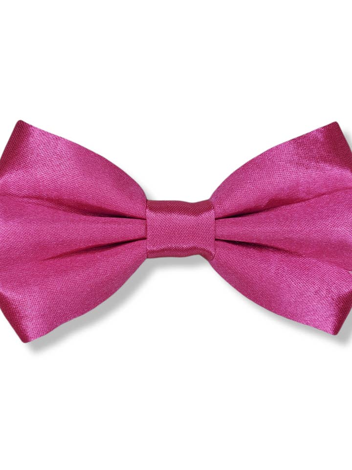 Satin Barbie Pink Bow for wholesale by Pawtastic Attire