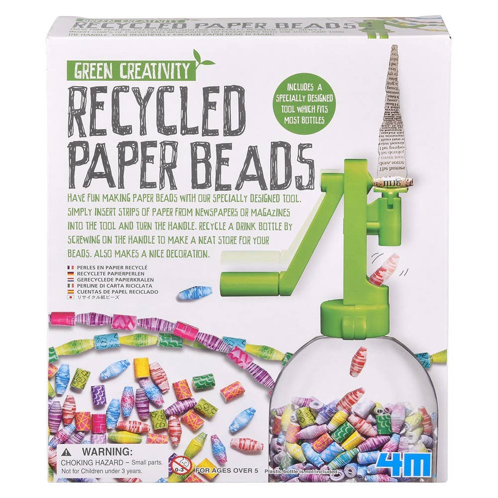 The Toy Network - Wholesale DIY Craft Kit - Kids - Green Creativity/Recycled Paper Beads3