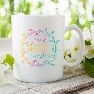 Trendy Transfers - Wholesale Sublimation Transfer - Teach Love Inspire Sublimation Transfer0