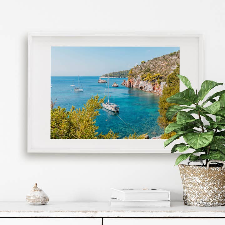 Natasha Riha Photography - Wholesale Photograph - Coastline of Skopelos | Fine Art Photography Print1