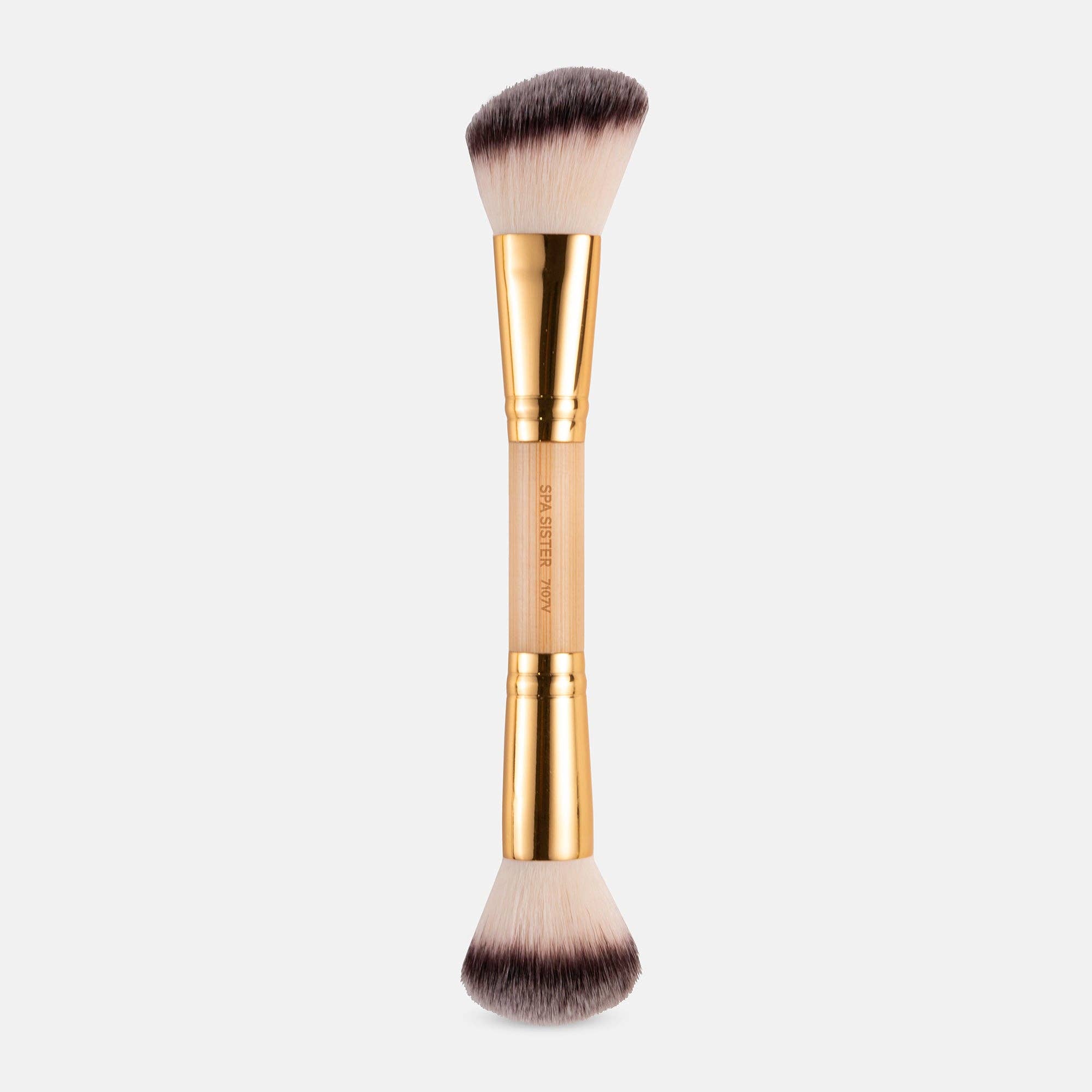 Bath Accessories Company - Wholesale Cheek/Face Makeup Brush - Contour & Diffuse - Vegan Bamboo Brush2