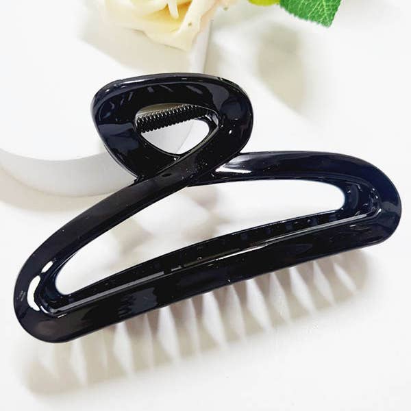 Funteze - Wholesale Hair Clip - Women's - Translucent Animal and Solid Color Hair Claw Clip