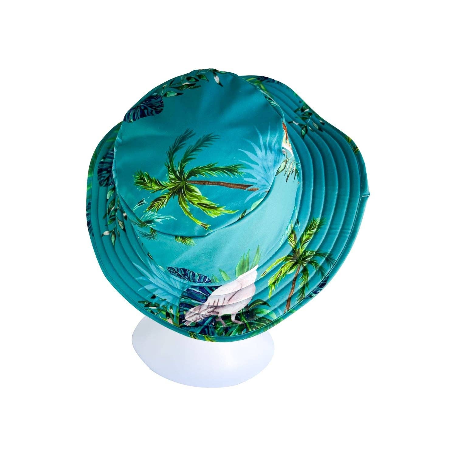 Tribe Tropical - Wholesale Swim Cap - Kids & Baby - Wide Brim Swim Hat (unisex) - Hamilton Island4