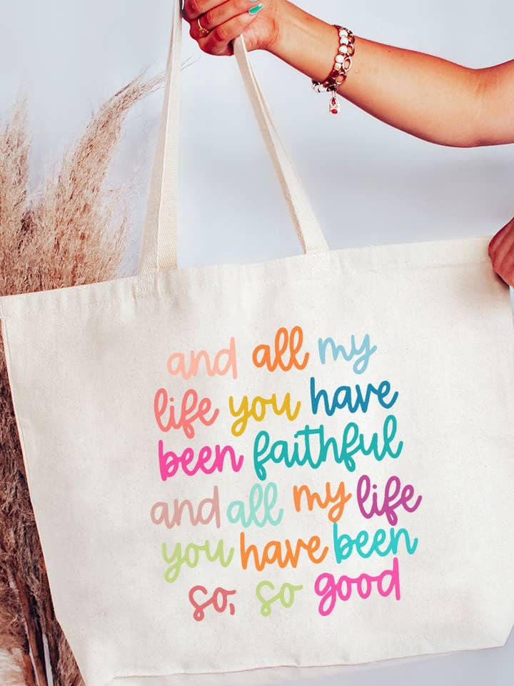 Grand cabas en toile coloré toujours fidèle pour la vente par Wholesale Accessory Market