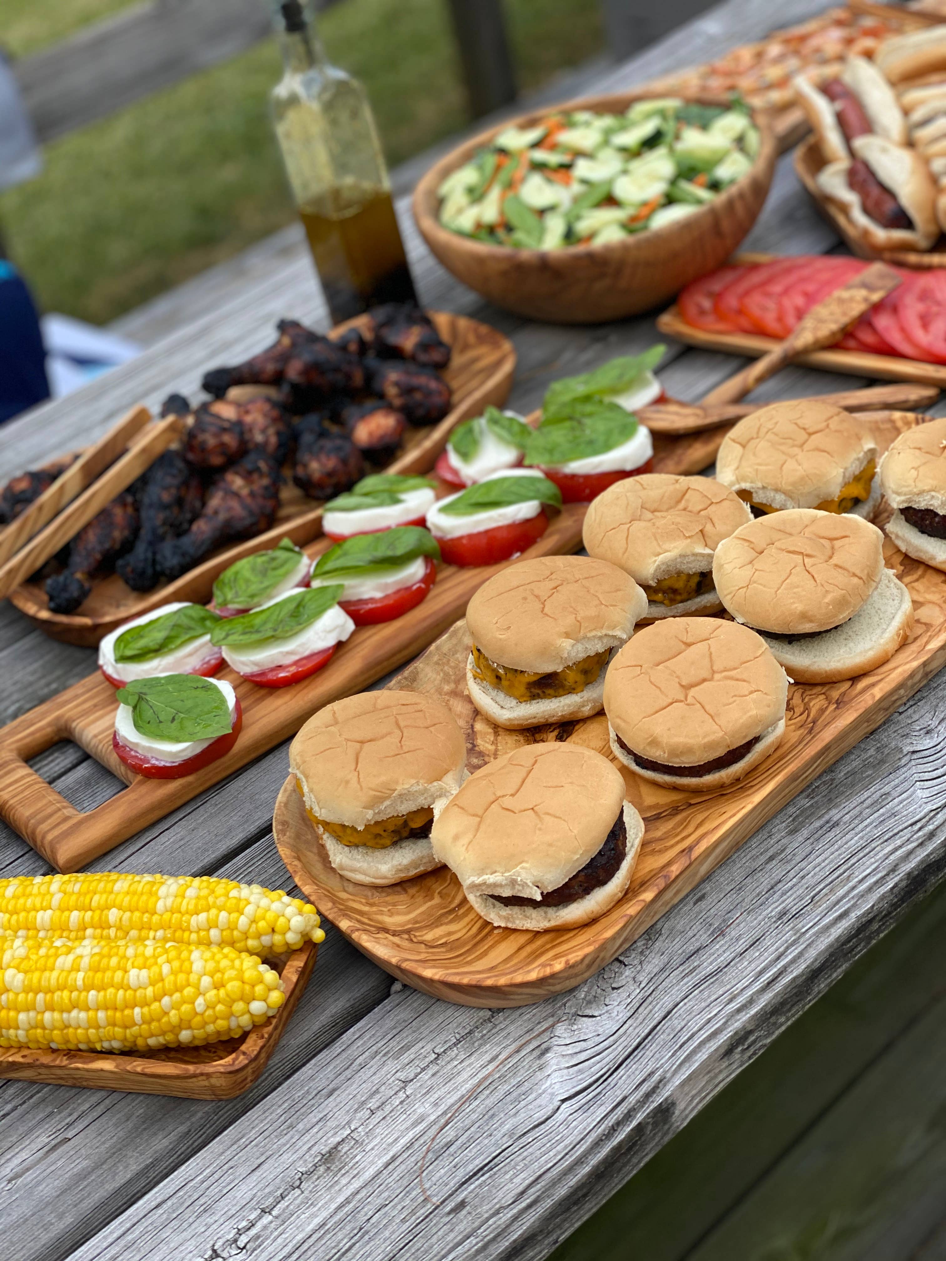 Natural OliveWood - Wholesale Platter - Olive Wood Serving Platter1