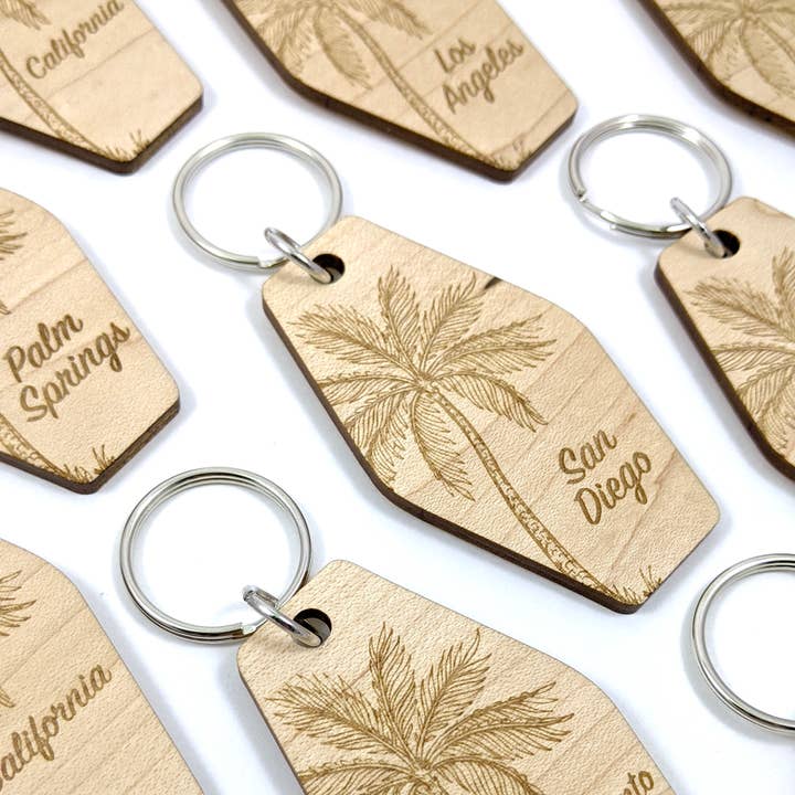 Crafted - Wholesale Keychain - Unisex - Custom Palm Tree Keychains9