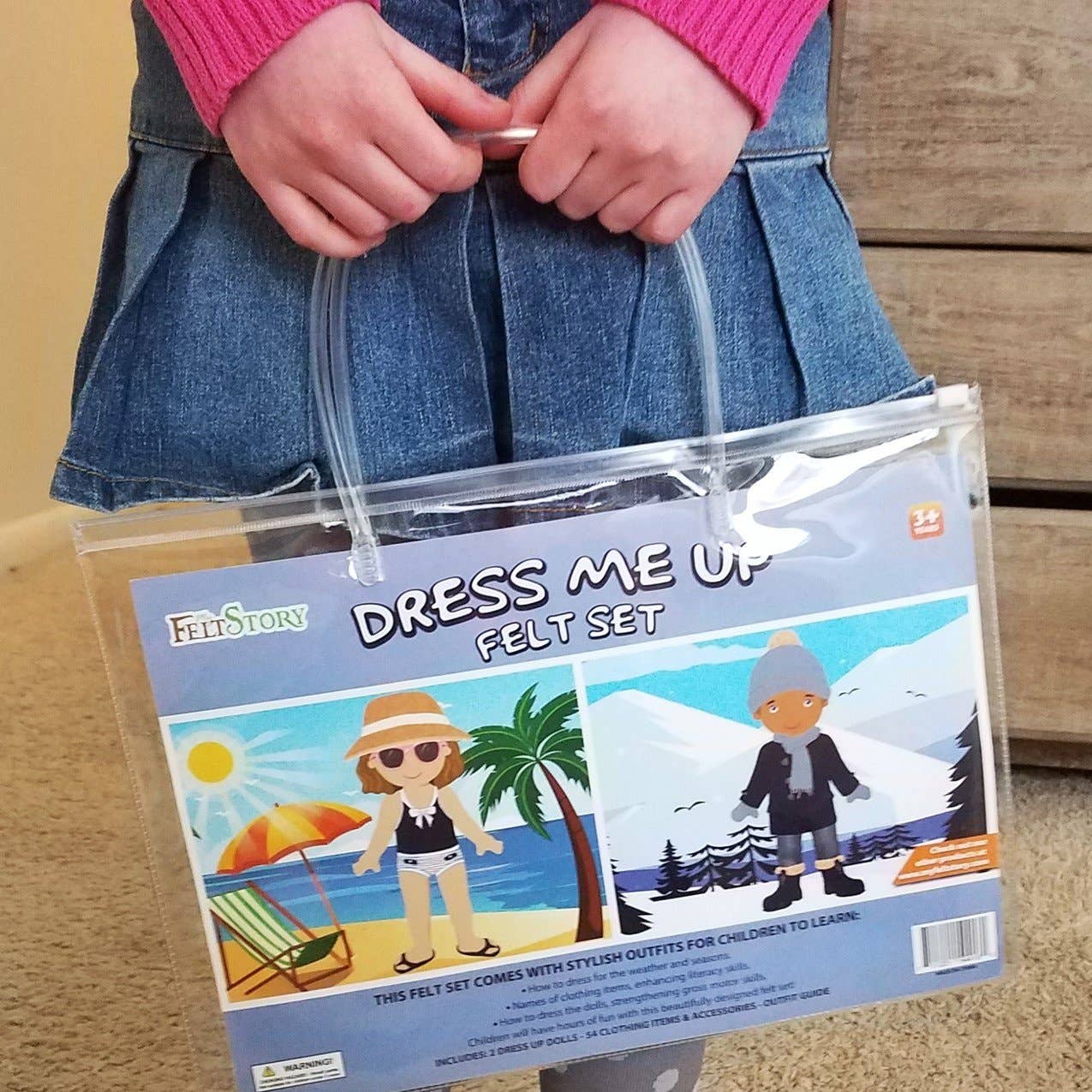 My Felt Story - Wholesale Toy Set - Kids - Dress Me Up Felt Set1