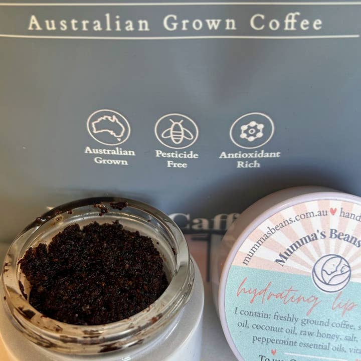 Mumma's Beans Coffee + Skincare - Wholesale Lip scrub/polish - Exfoliating Coffee Lip Scrub4