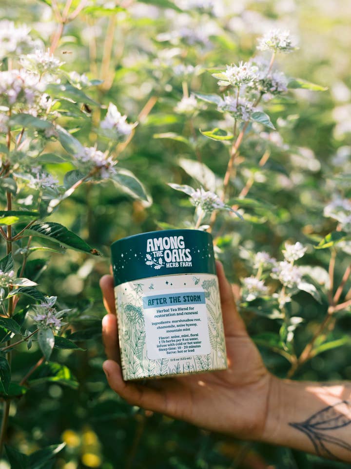 After the Storm - Farm Fresh Herbal Tea for wholesale by Among the Oaks Herb Farm