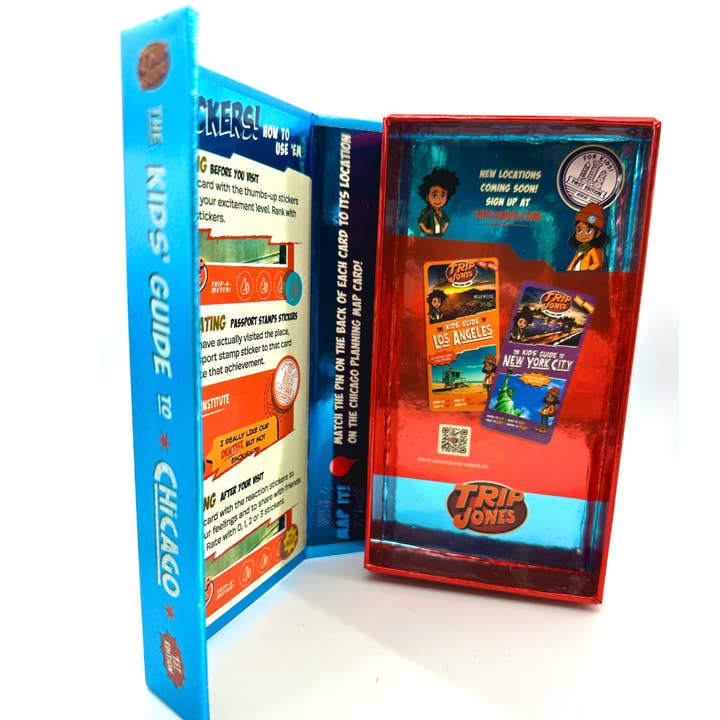 Trip Jones - Wholesale Baby & Toddler Book (0-2) - The Kids' Guide to Chicago - Travel Kit for Kids 1