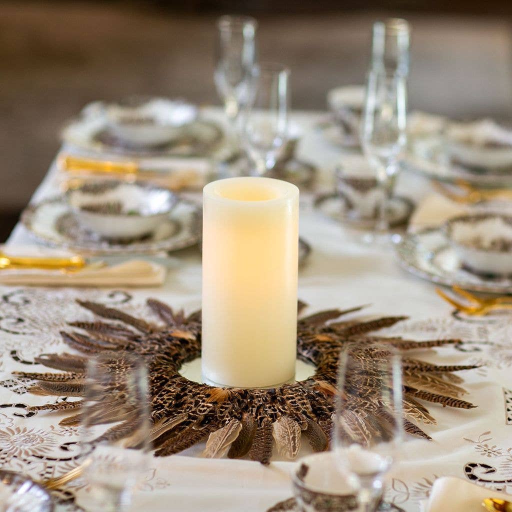 Zucker Feather Products - Wholesale Wall Mirror - Pheasant Feather Decorative Wall Mirror1