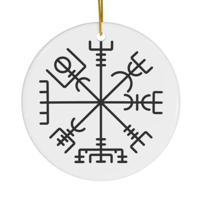 Scandinavian Design Studio – Engroshandel Pynt – Vegvisir Viking Kompas Ornament