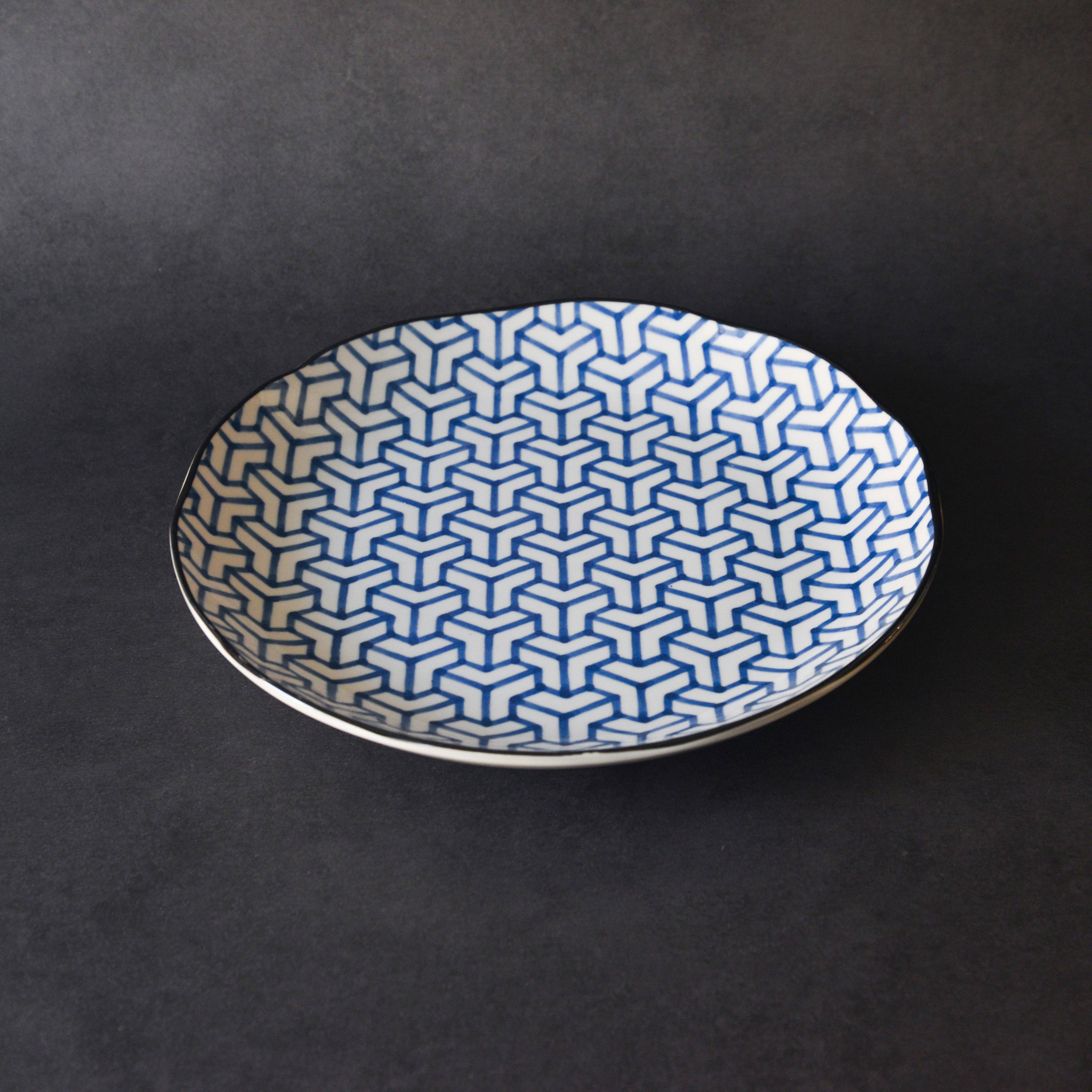 HARMONY NIPPON – wholesale Dinner plate – Mino Ware Plate L - Wagokoro Hexagonal