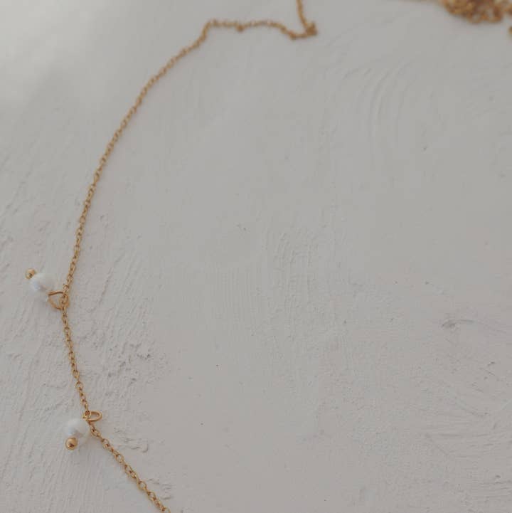 Olive Branch Jewelry & Co. - Wholesale Pendant/Charm Necklace - Iver Pearl Drop Necklace0