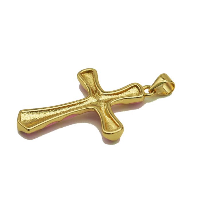 BestBeads&Beyond - Wholesale Individual Charm/Pendant - Enamel Cross Pendant, Sku#JL1001
