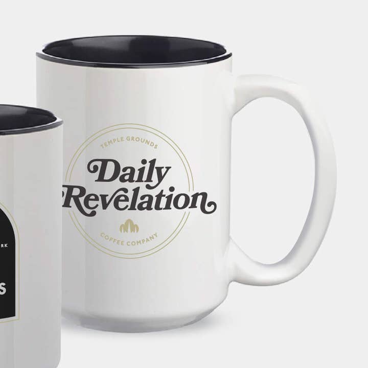 Daily Revelation Mug for wholesale by Temple Grounds Coffee Company