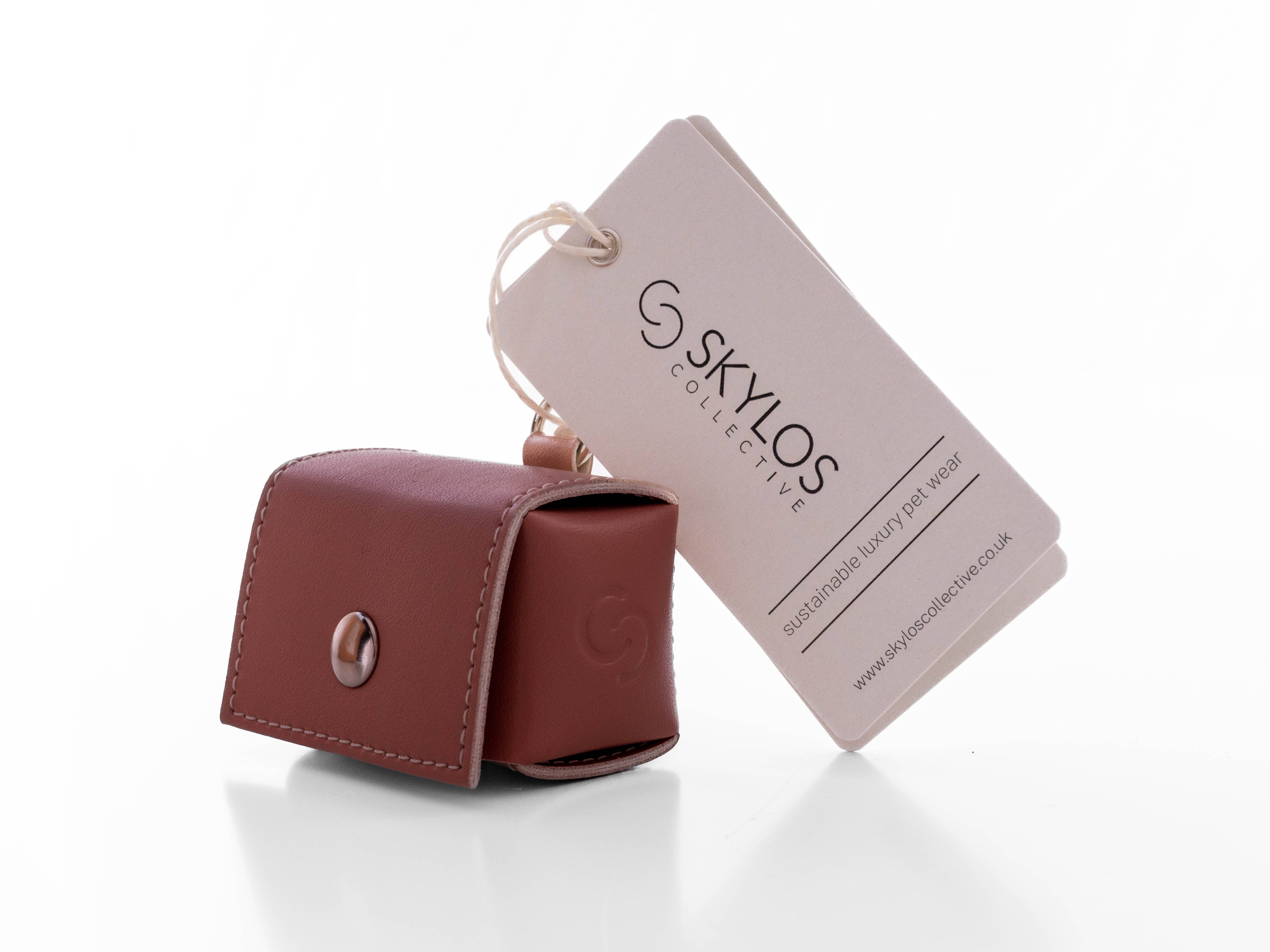 Skylos Collective - Wholesale Pet Poop Bag Dispenser - Vegan Leather Dog Poop Bag Holder9