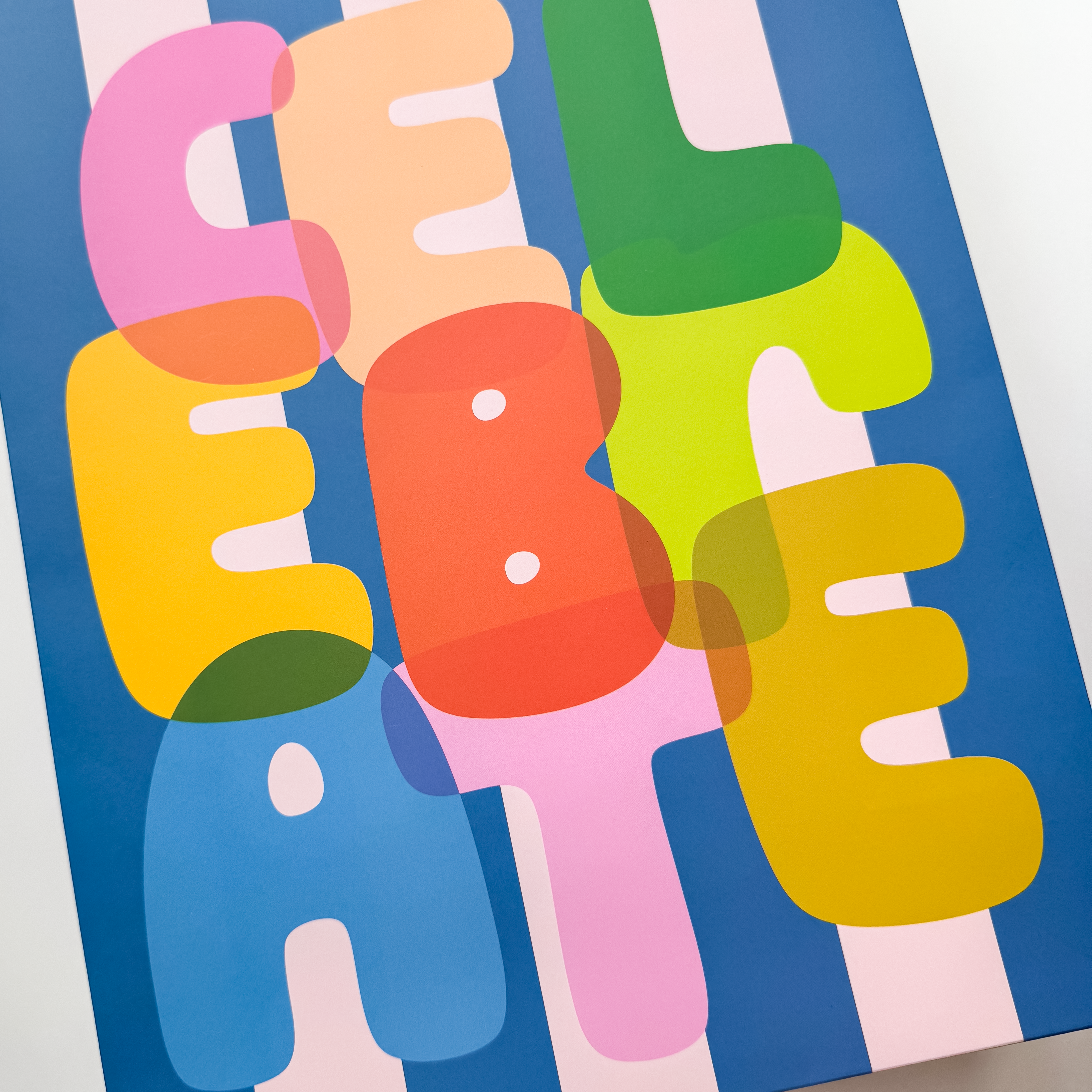 KANDS.CO - Wholesale Gift Bag - Rainbow Lettered Celebrate Gift Bag1