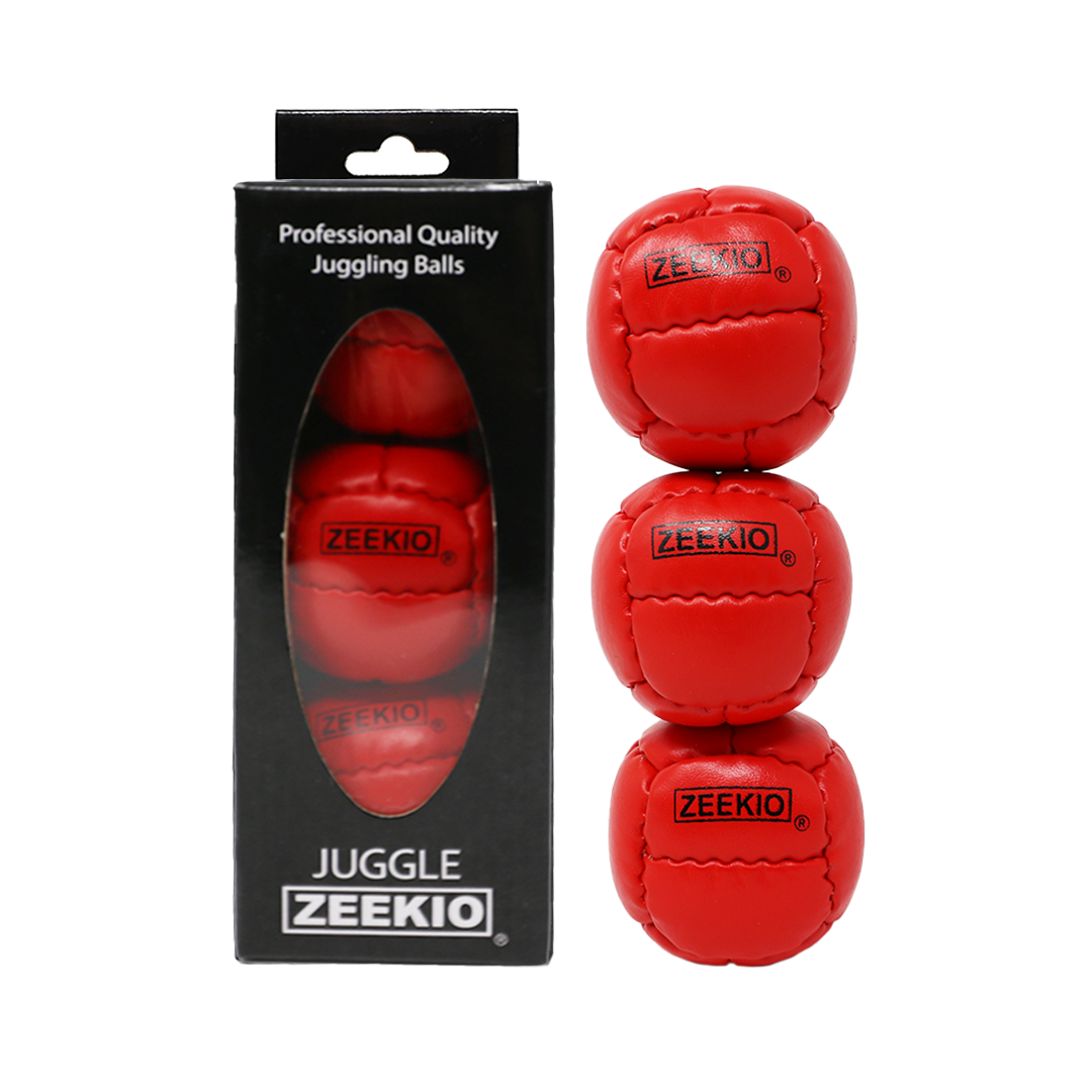 YoYoSam Wholesale - Wholesale Sporting Accessories - Zeekio Galaxy Juggling Balls - Premium 12 Panel Genuine Leather Balls - 130g - 67mm - Pack of 3 Zeekio6