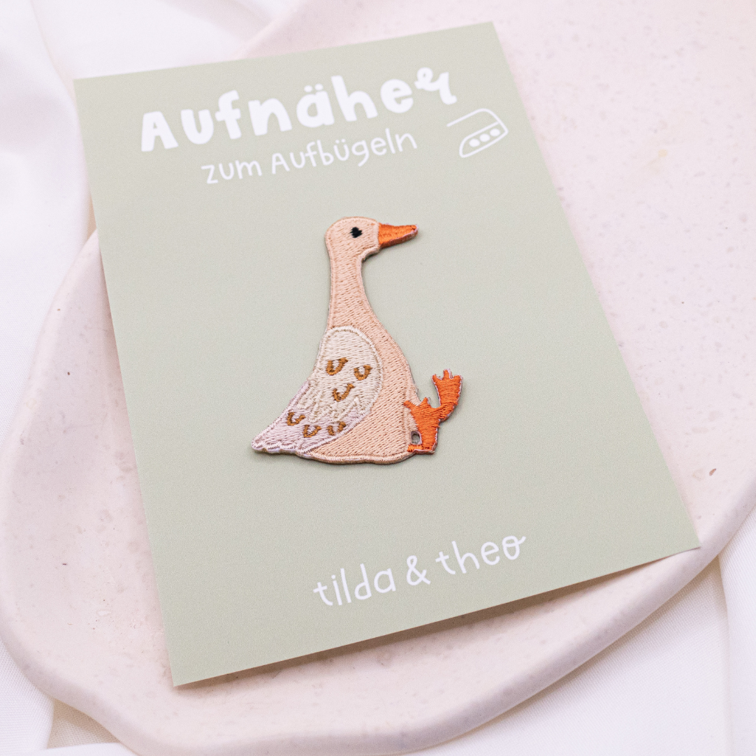 Tilda&Theo - Wholesale Patch - Patch goose patch children's shirt geese - shirt Iron On4