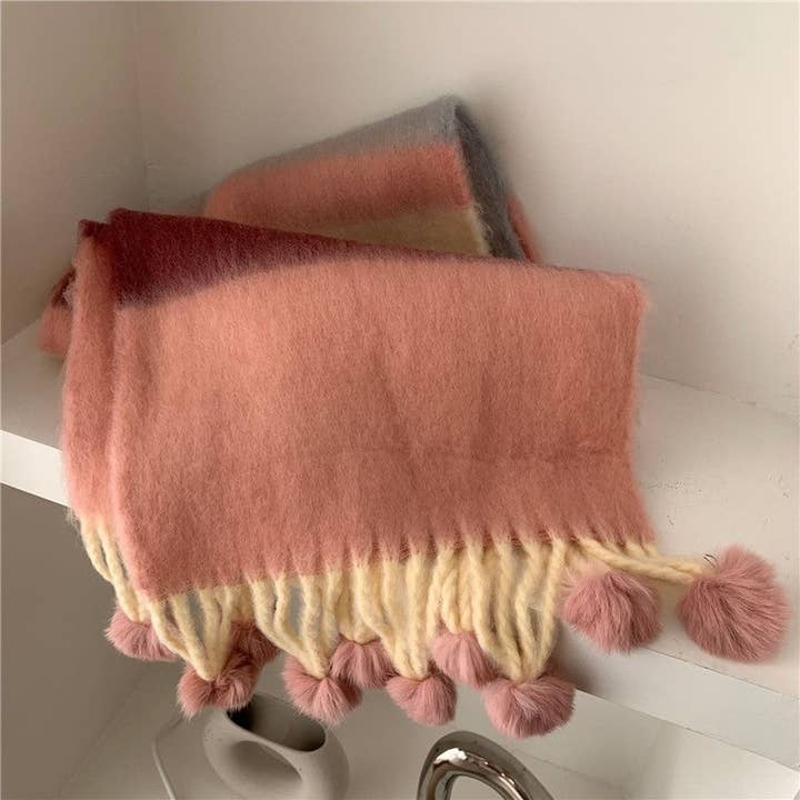 UZ Wholesale Store - Wholesale Scarf - Women's - Cashmere-Like Horse Print Warm Scarf2