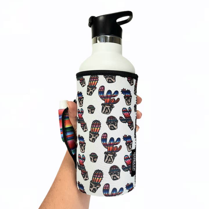 Drink Handlers - Wholesale Drink Huggers & Koozies - Fiesta Cactus w/ Serape 30-40oz Tumbler Handler™1