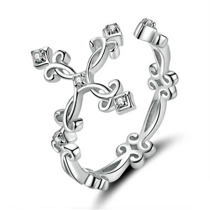 RP 29 Silver cross Sterling Ring for wholesale by COPPER ARTS INC.