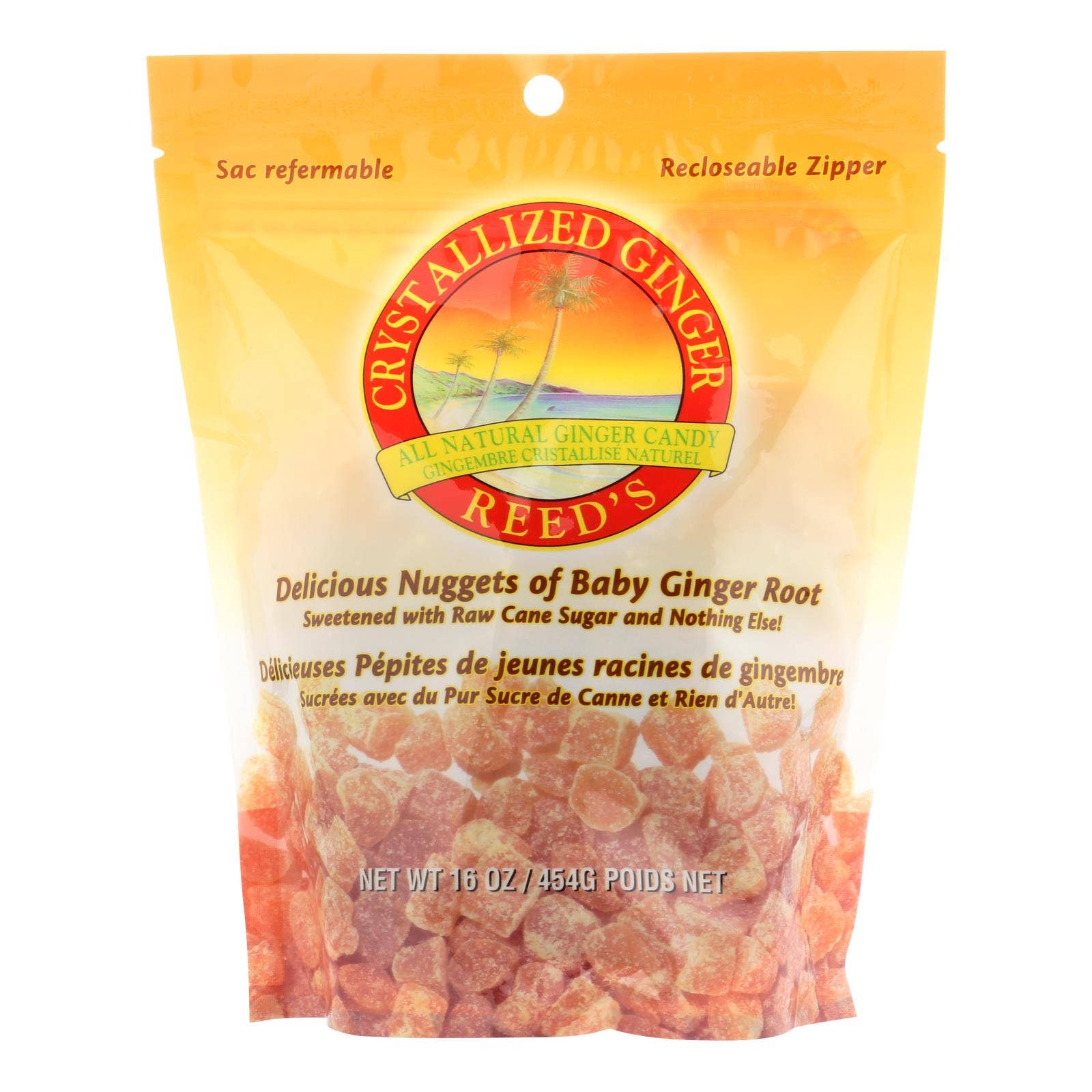 Ware Spark - Wholesale Hard Candy - Reed's Ginger Beer Crystallized Ginger - Original - Case Of 6 - 16 Oz.0