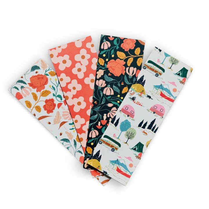 Patterned Paper Bookmark | Variety Set of 4 for wholesale by Olive & Company