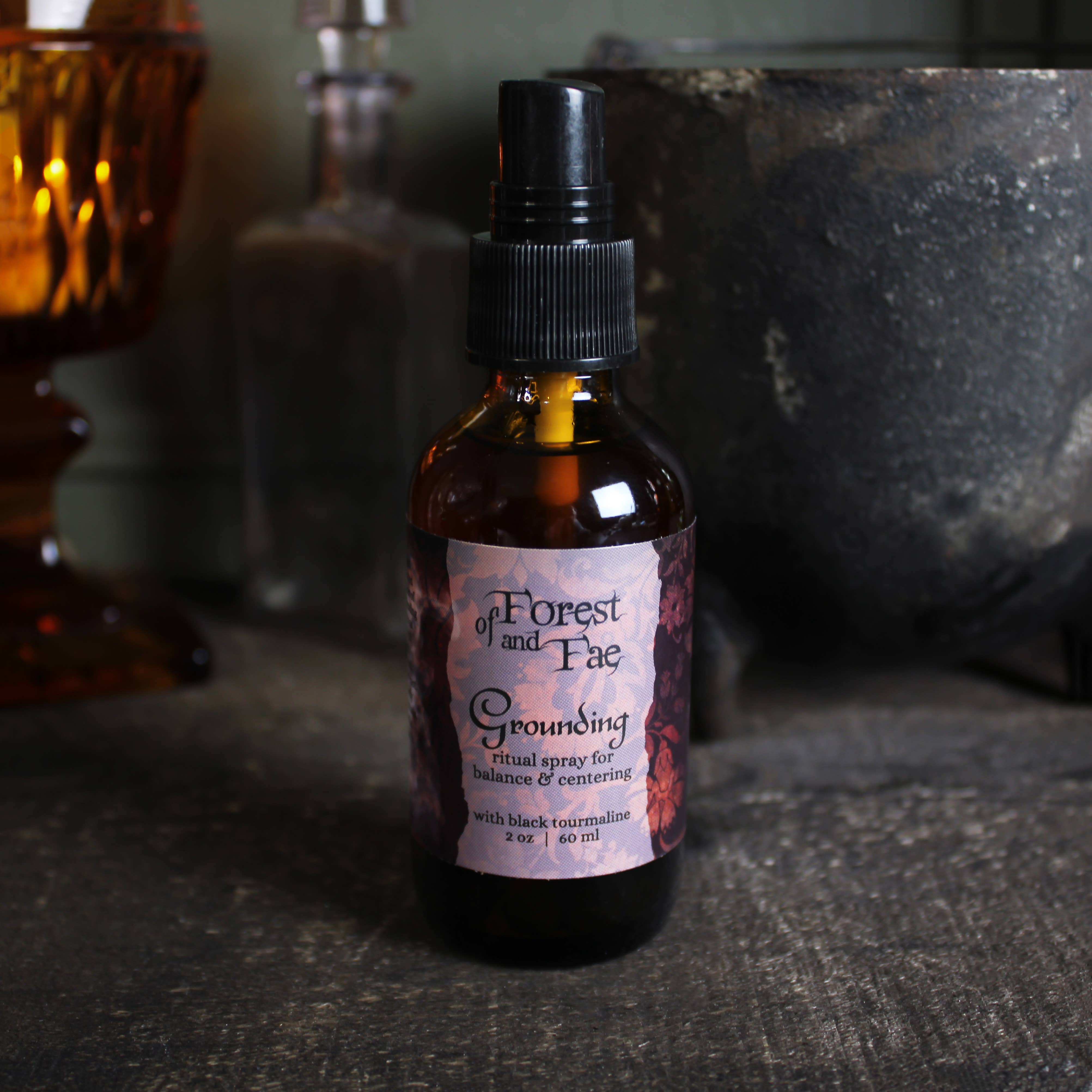 of Forest and Fae - Wholesale Meditation Supplies - Grounding Ritual Spray • Crystal Infused • Witchcraft5